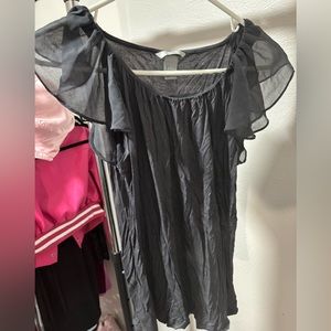 Small H&M Gray Blouse